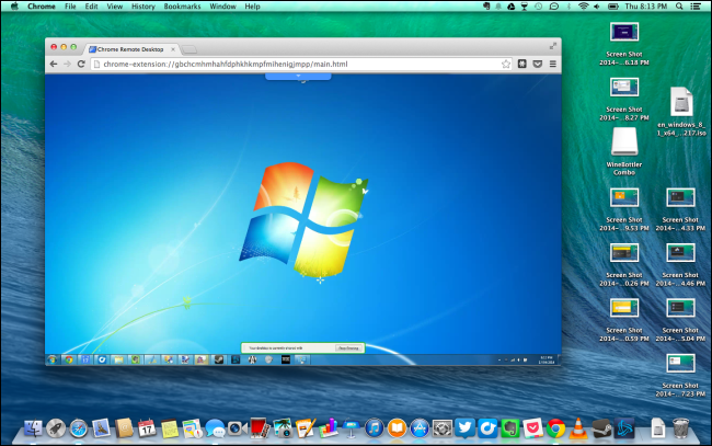 Virtual desktop companion software for mac